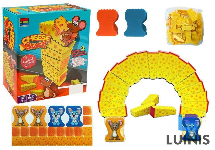 Import LEANToys Gra Rodzinna Cheese Stacks