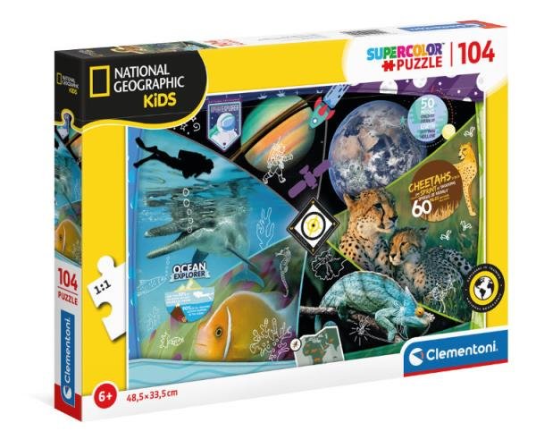 Clementoni Puzzle 104 National Geographic Odkrycia 25715 -