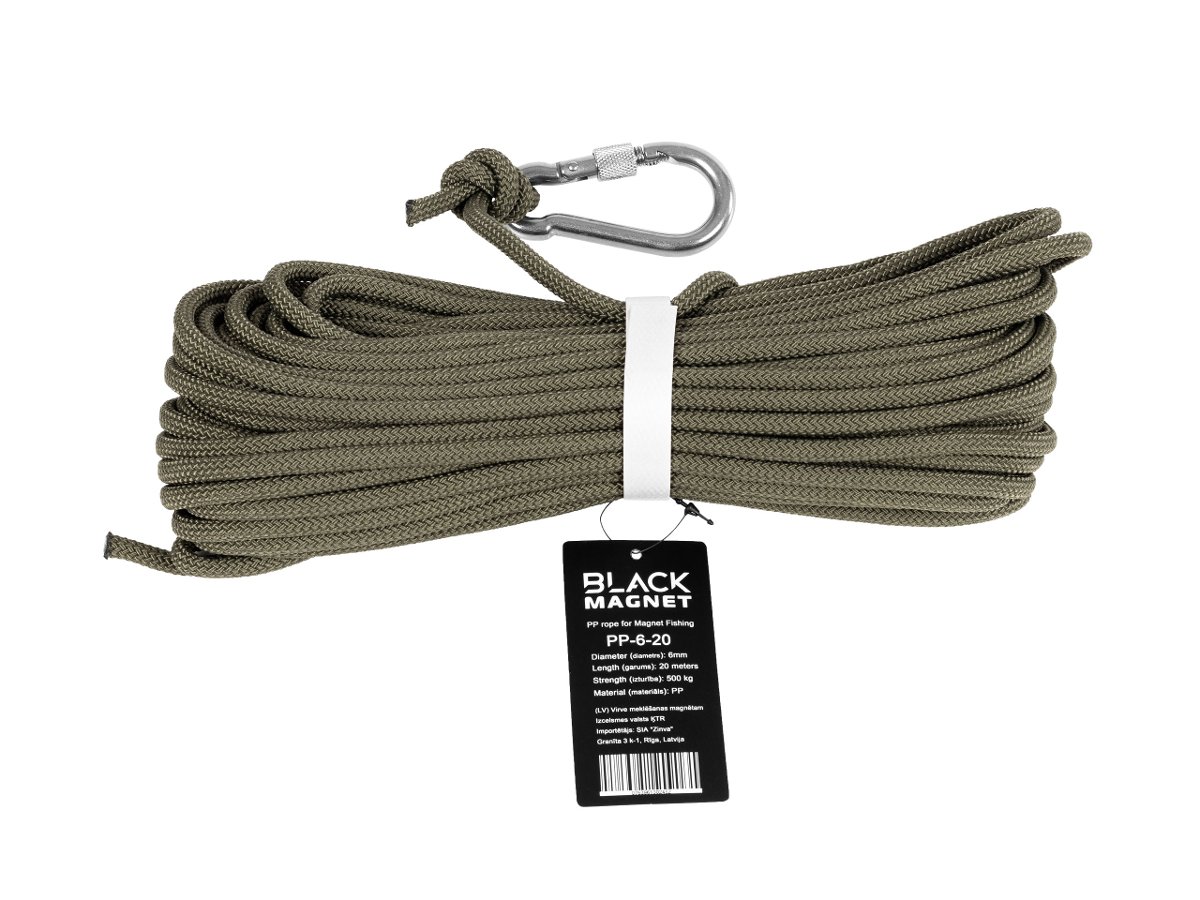 Lina do magnesu neodymowego Black Magnet 6 mm x 20 m