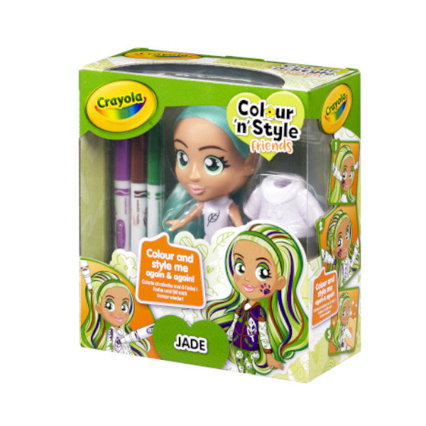 Crayola Lalka Colour'n'Style Friends Jade CRAYOLA