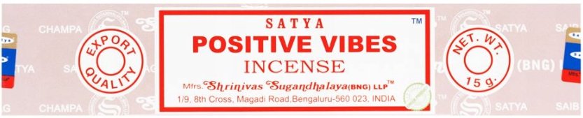 Satya Kadzidełka Positive Vibes Pyłkowe Satya 15g D5DC-666F4_20161114220811