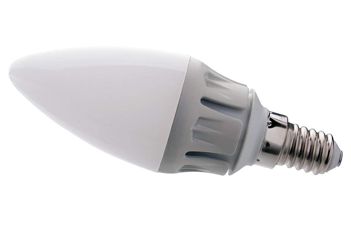 Żarówka LED E14 świeca 7W ciepła ŚCIEMNIACZ ALU