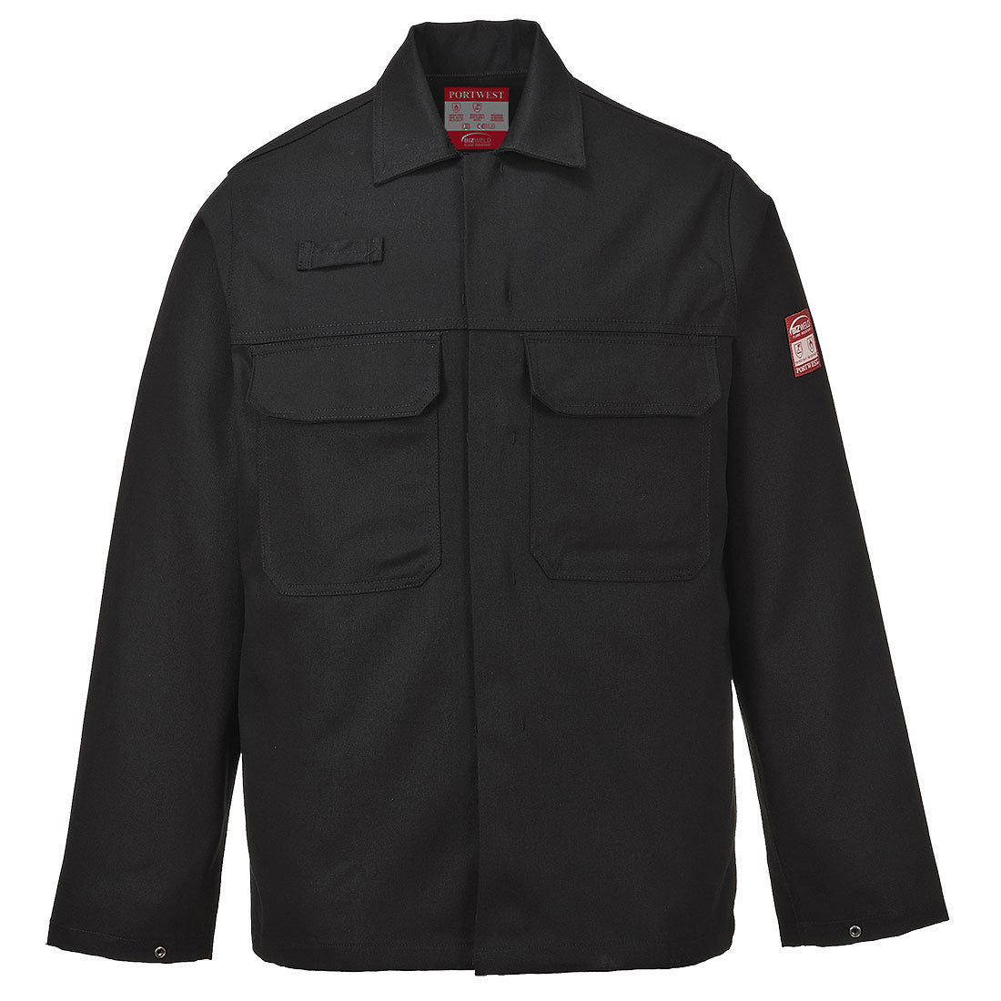 Bluza trudnopalna Bizweld PORTWEST Czarny 3XL