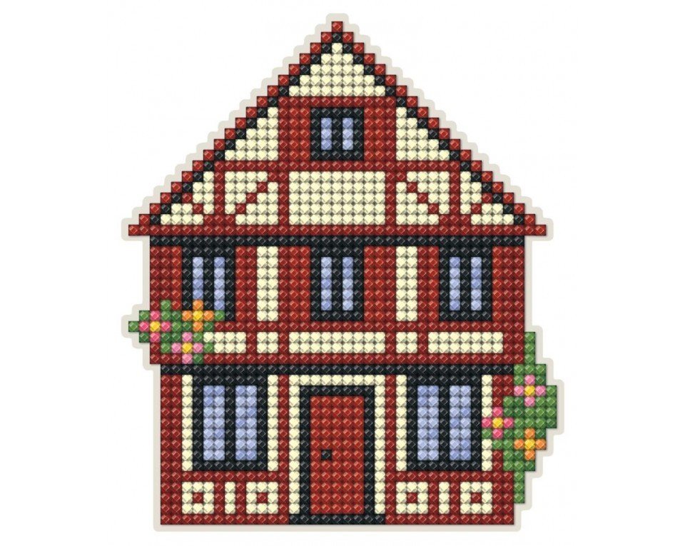 Diamentowa mozaika z magnesem, Domek 4