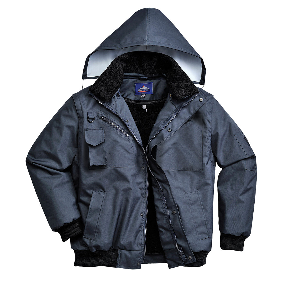 Kurtka Bomber 3w1 PORTWEST [F465] Granatowy S