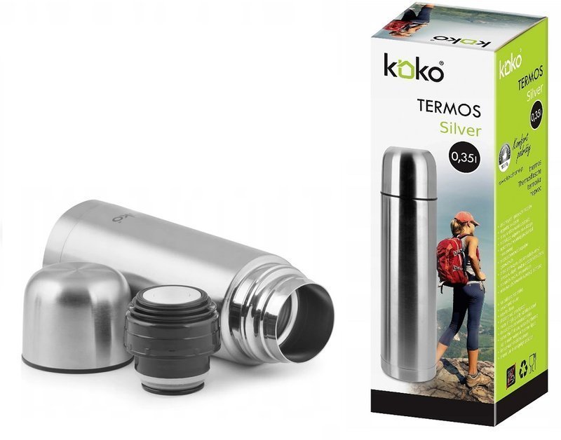 KOKO KOKO Termos ze stali nierdzewnej z kubkiem poj 350 ml KO-6408