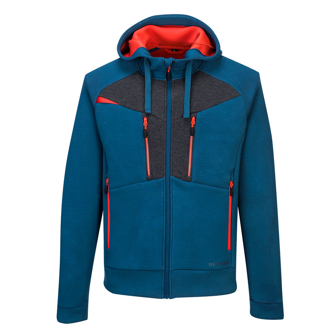 Bluza z kapturem DX4 PORTWEST [DX472] Niebieski M