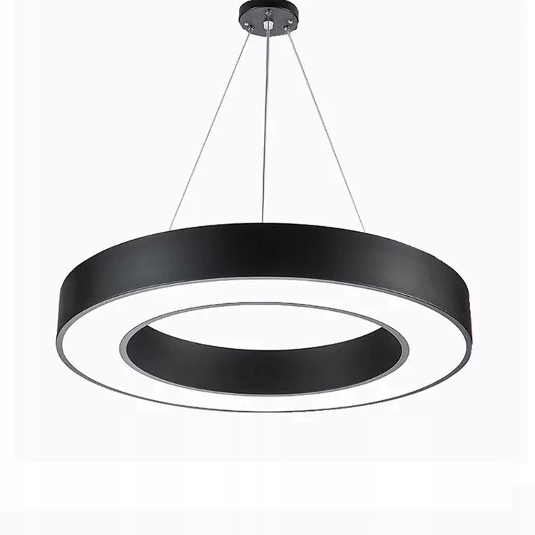 Lampa LED wisząca liniowa OKRĄGŁA GAP 60cm 72W CCD 7143