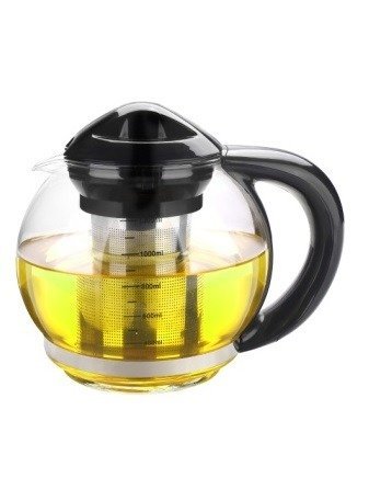 NoName Dzbanek szklany z zaparzaczem QUELLESSIMO 1300 ml uniwersalny