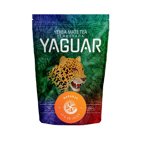 Yerba Mate Yaguar Naranja, Pomarańcz 0.5kg