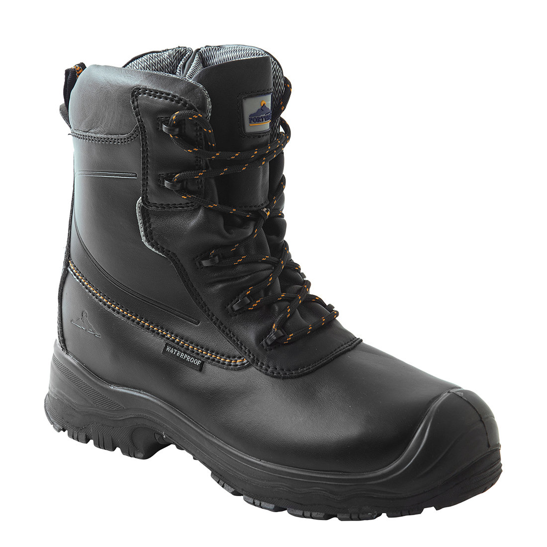 PORTWEST FD02 TRZEWIK TRACTION, WYSOKOŚĆ 18CM S3 HRO CI WR; CZARNY