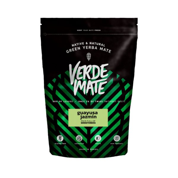 Mate Green Verde mate Yerba Mate Verde Guayusa Jazmin 500g