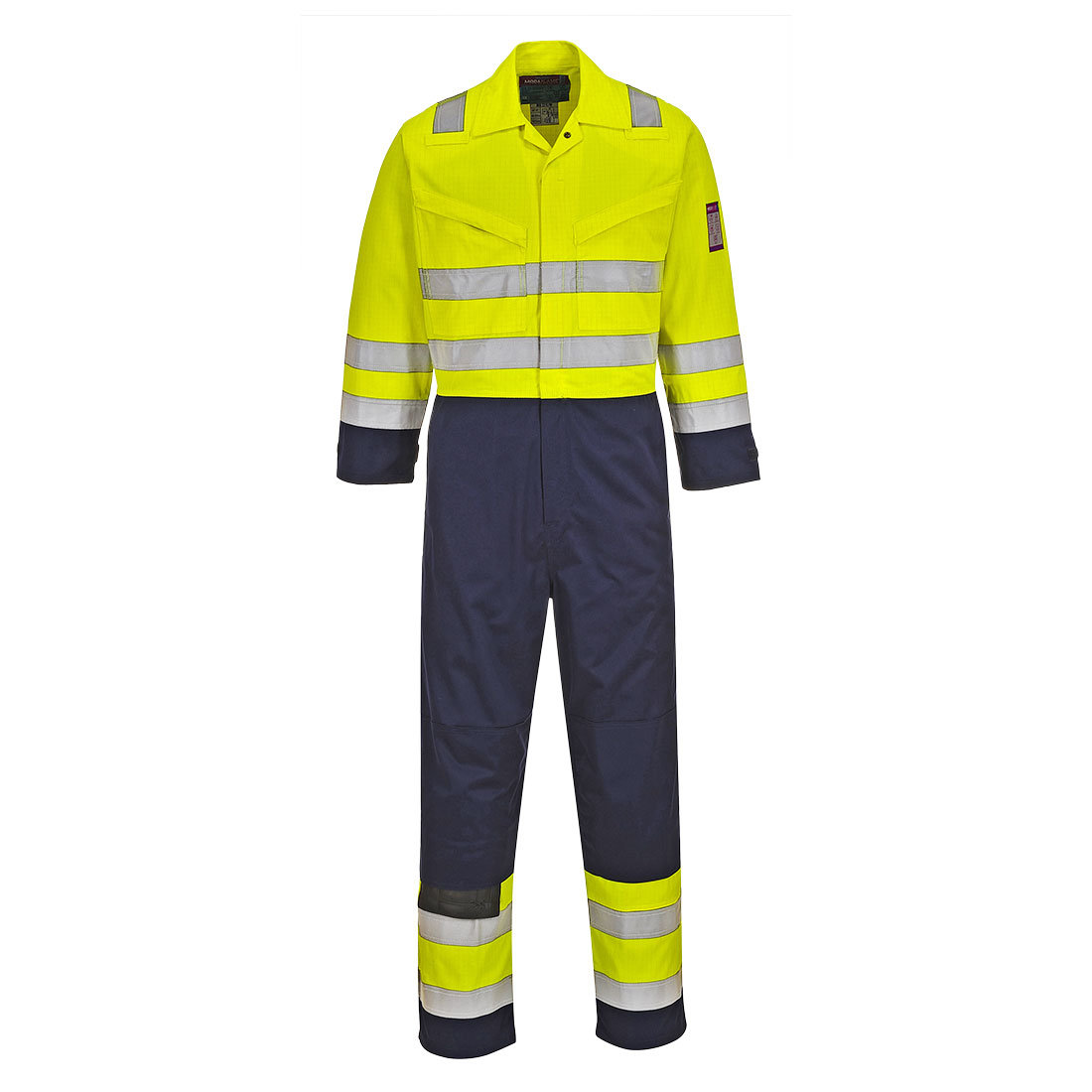 Kombinezon ostrzegawczy Modaflame Żółty Granat 4XL
