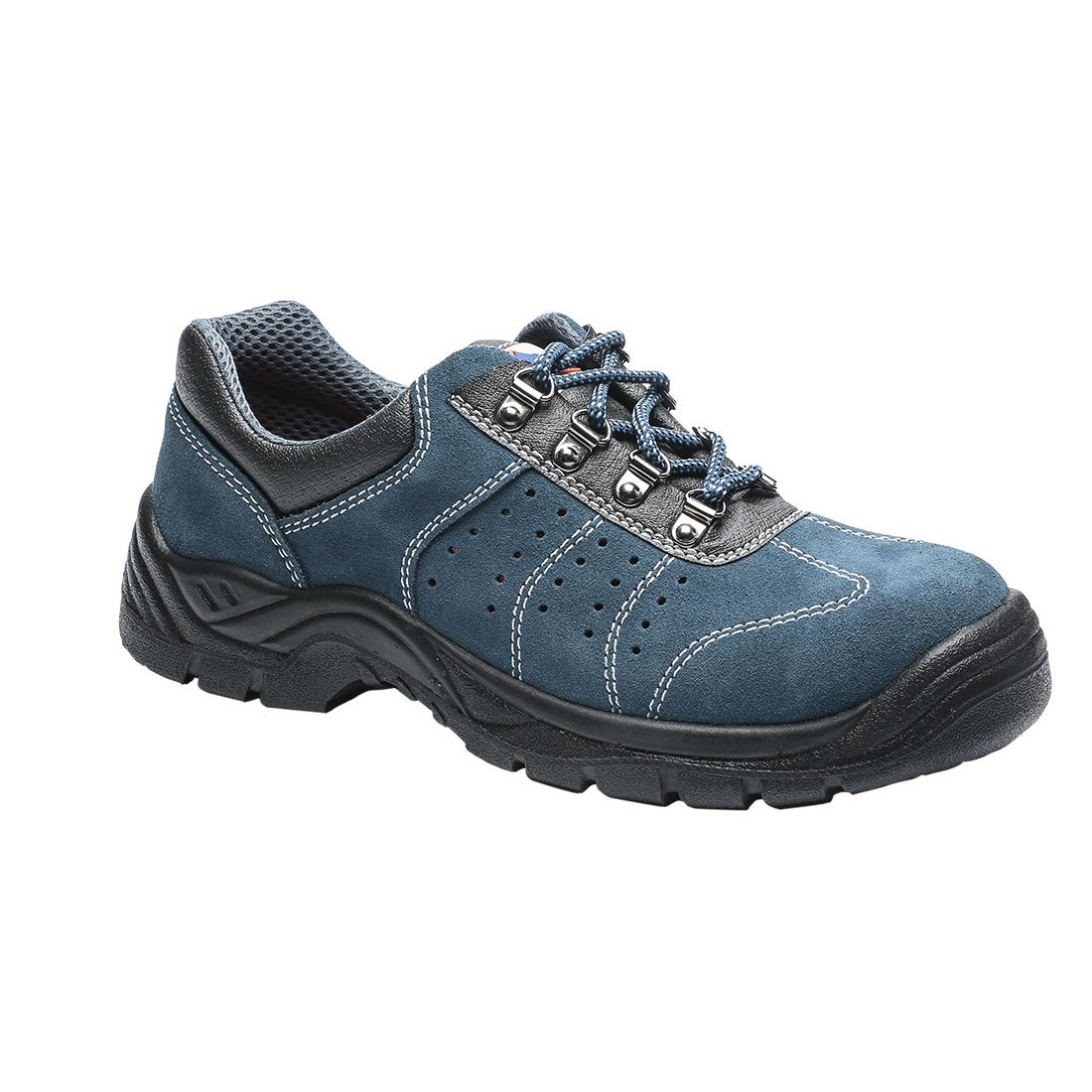 Buty Półbut perforowany Trainer S1P Niebieski 46