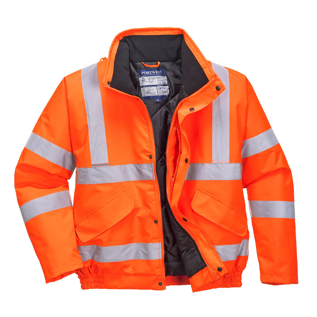 Kurtka ostrzegawcza Bomber PORTWEST Pomarańcz 4XL