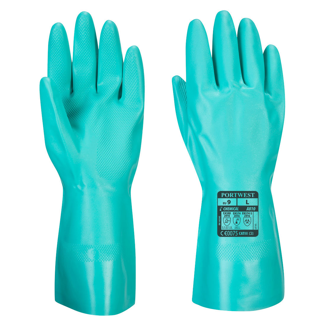 Portwest A810 RĘKAWICA NITROSAFE CHRONIĄCA PRZED CHEMIKALIAMI; ZIELONY