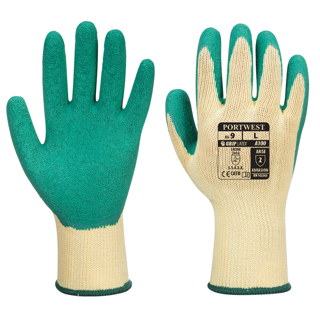 Rękawica Grip PORTWEST [A100] Zielony XL