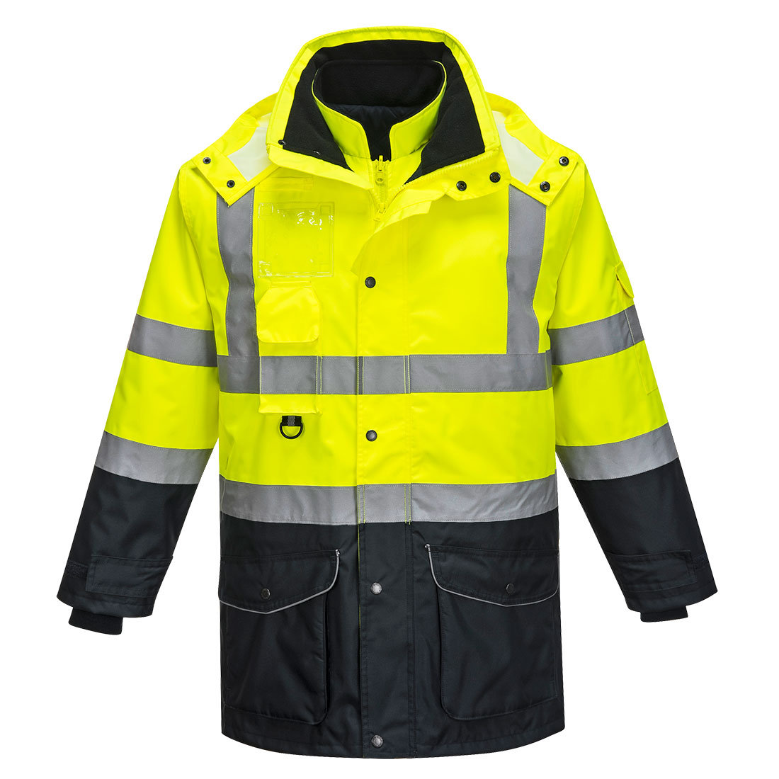 Kontrastowa kurtka ostrzegawcza 7 w 1 Traffic 2XL