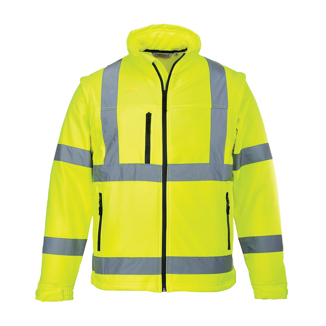 PORTWEST S428 SOFTSHELL OSTRZEGAWCZY (3 WARSTWY); ŻÓŁTY
