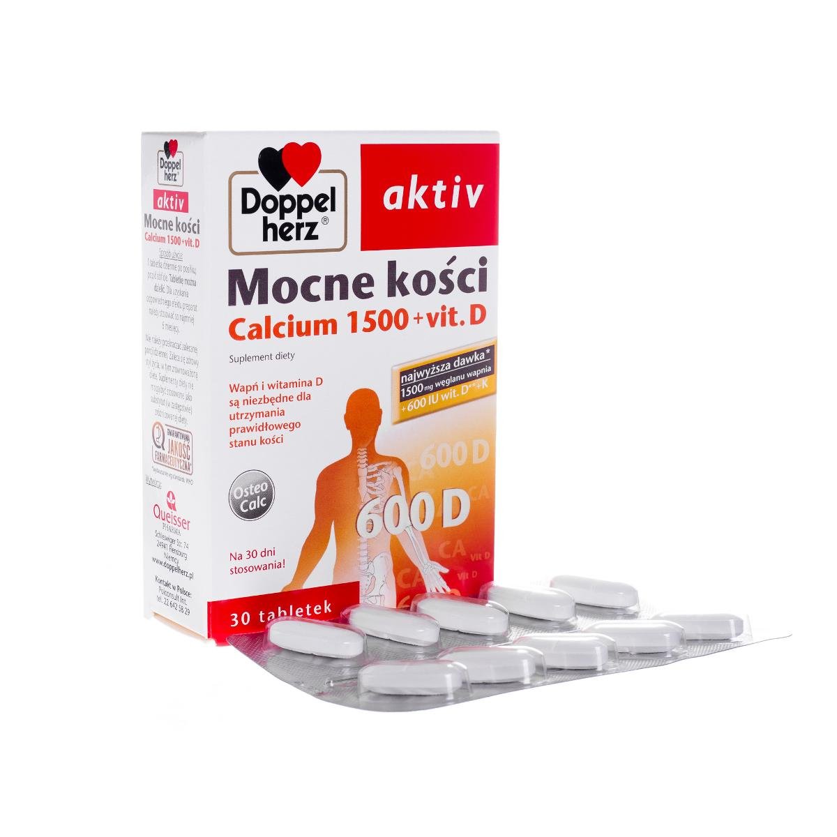 Queisser Pharma Doppelherz Aktiv Mocne Kości 30 szt.