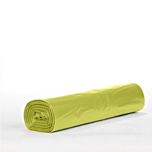 Worki na śmieci żółte LDPE, 120 l, 10 szt.