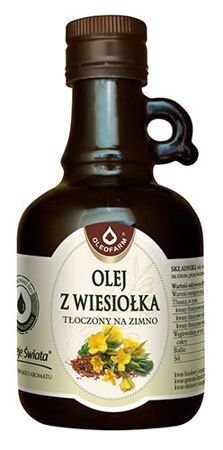 Oleofarm Olej z wiesiołka tłoczony na zimno Oleje świata 250ml