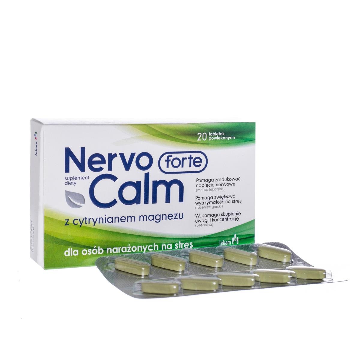 Lekam NervoCalm Forte, 20 tabletek