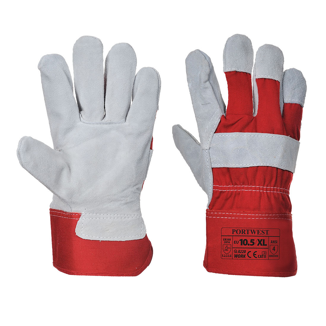 Rękawica Rigger Premium Chrom Czerwony 3XL