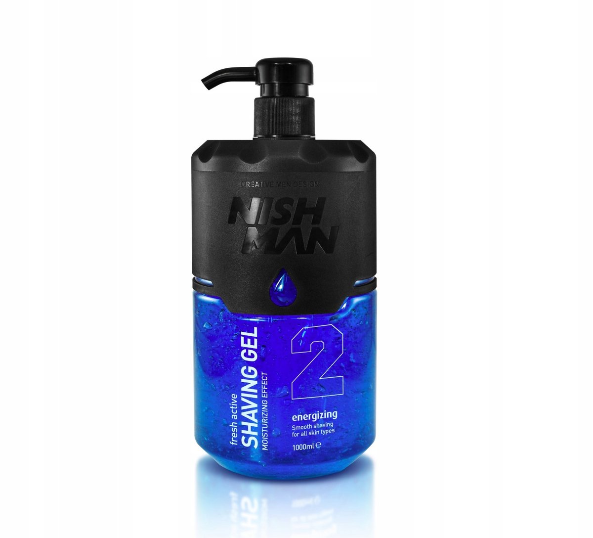 Żel do golenia Nishman No.2 Blue Fresh Active 1L