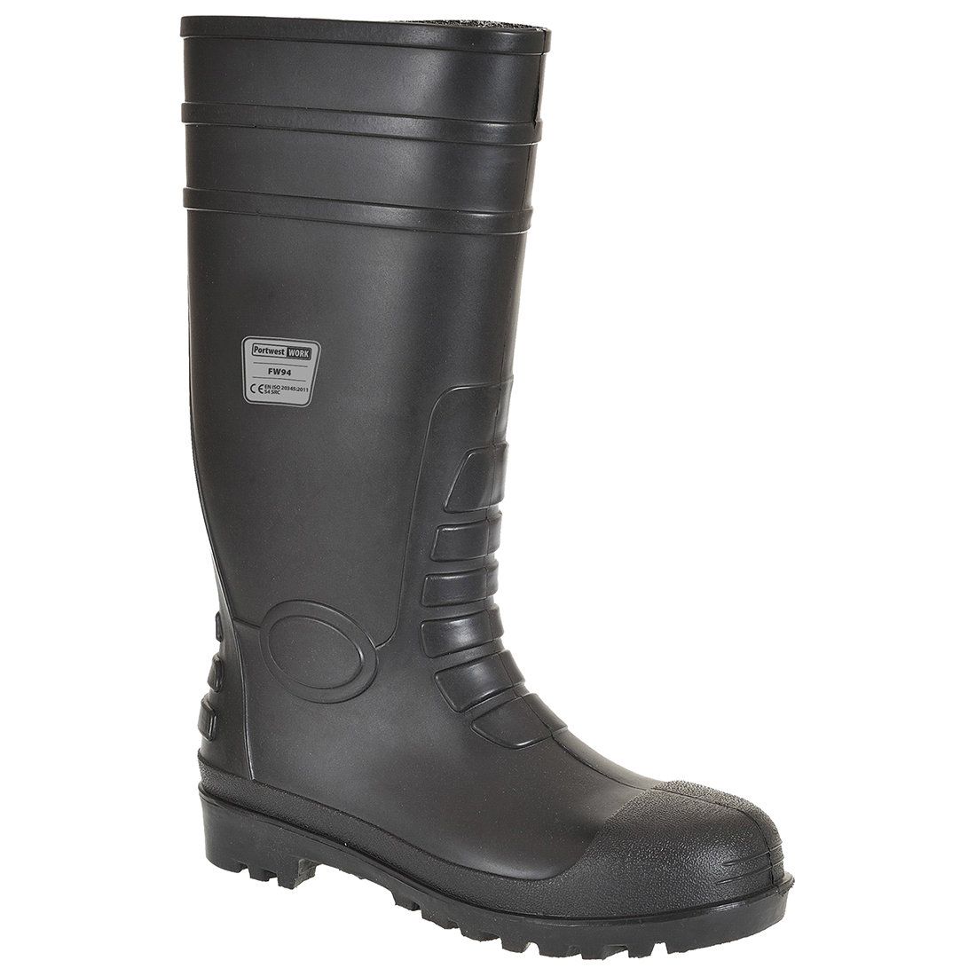 Buty Klasyczny kalosz S4 PORTWEST [FW94] Czarny 47