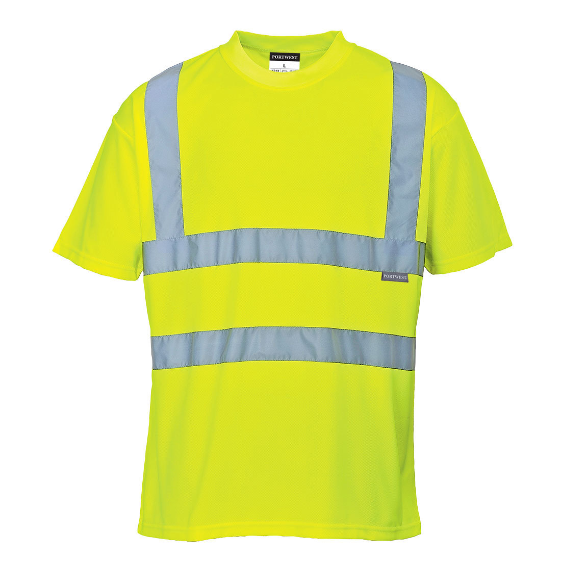 T-shirt ostrzegawczy PORTWEST [S478] Żółty L