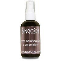 BingoSpa Płynna keratyna 100% z ceramidami do włosów zniszczonych, łamliwych - 100 ml BINWLML