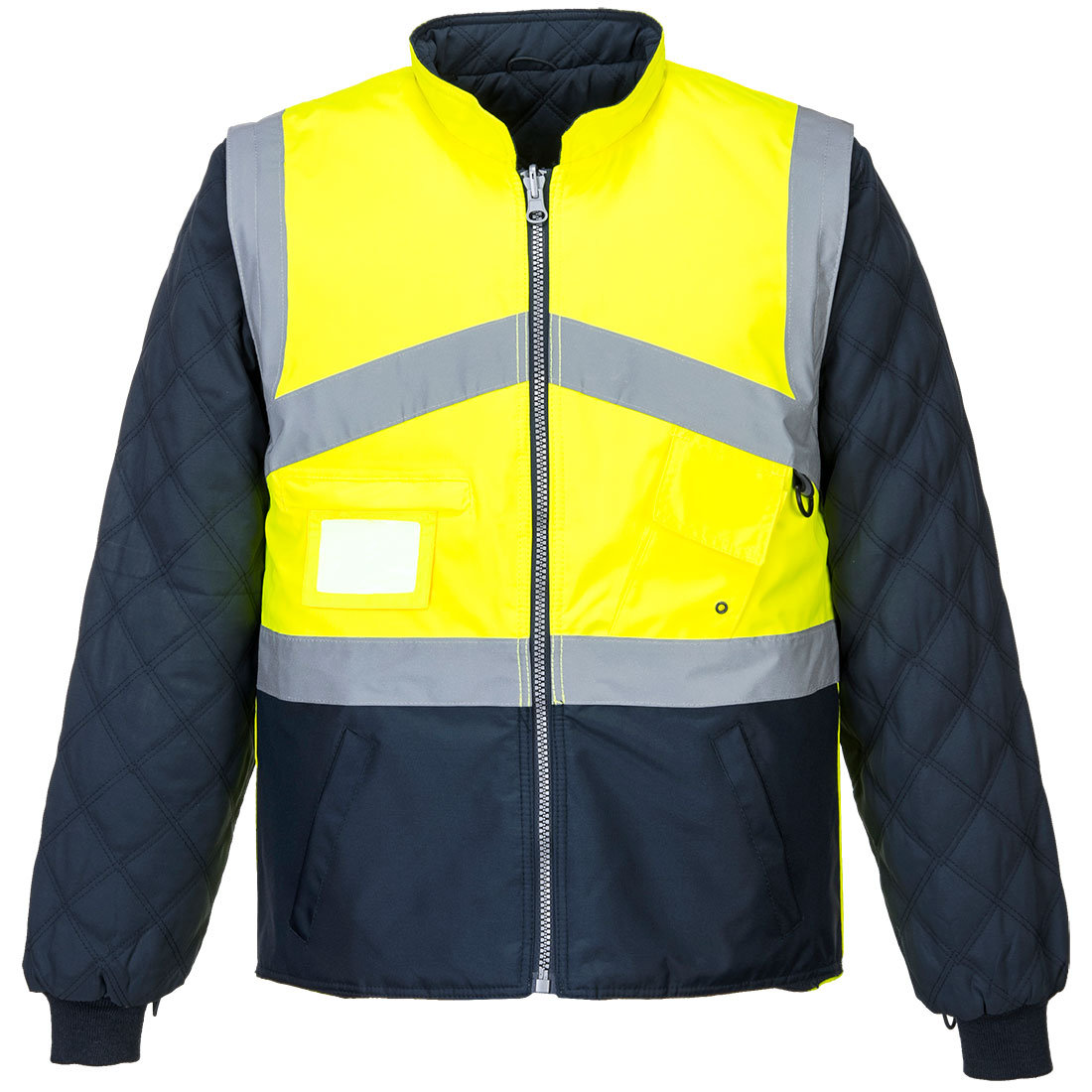 Dwustronna kurtka ostrzegawcza kontrastowa 3XL