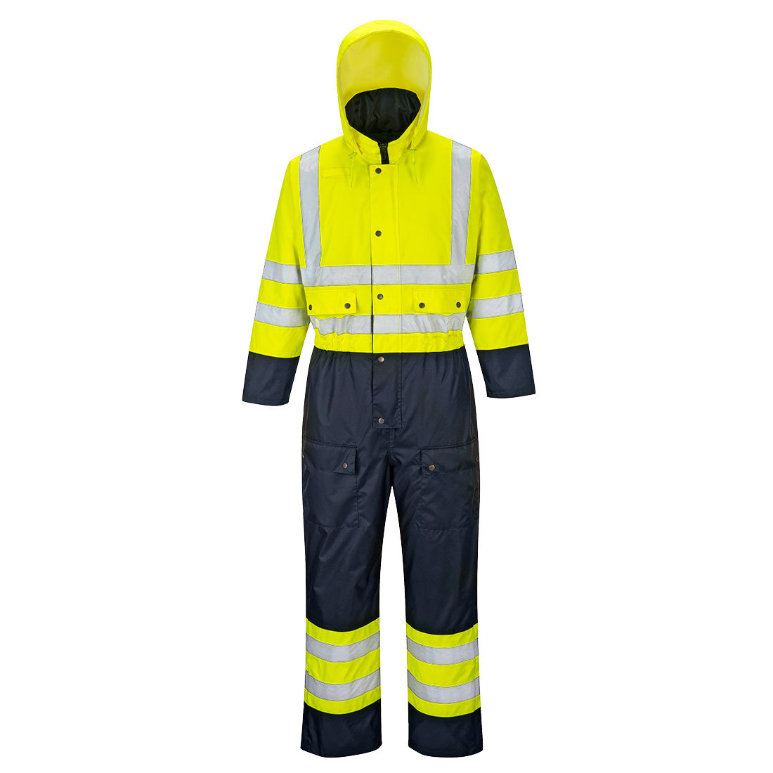 Kombinezon ostrzegawczy kontrastowy ocieplany 4XL