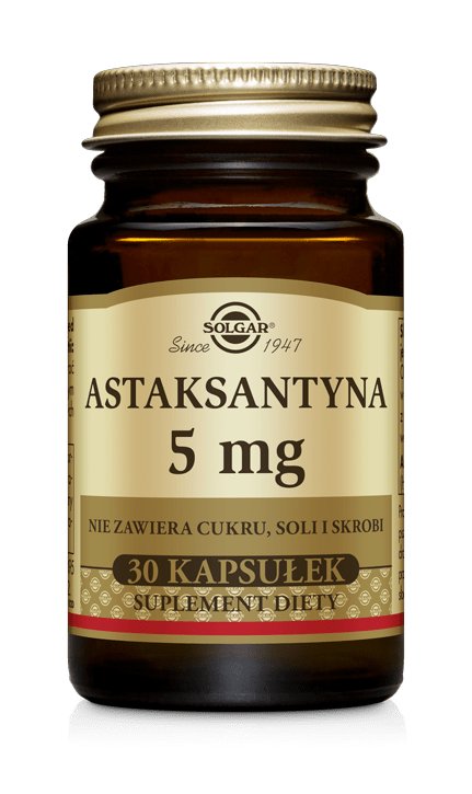 Solgar Polska Astaksantyna 5mg 30 Kapsułek