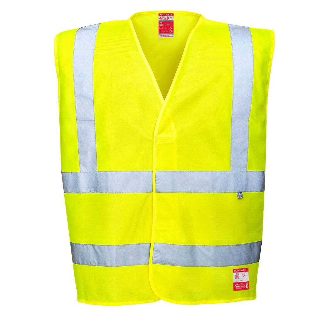 Kamizelka ostrzegawcza trudnopalna 2XL-3XL