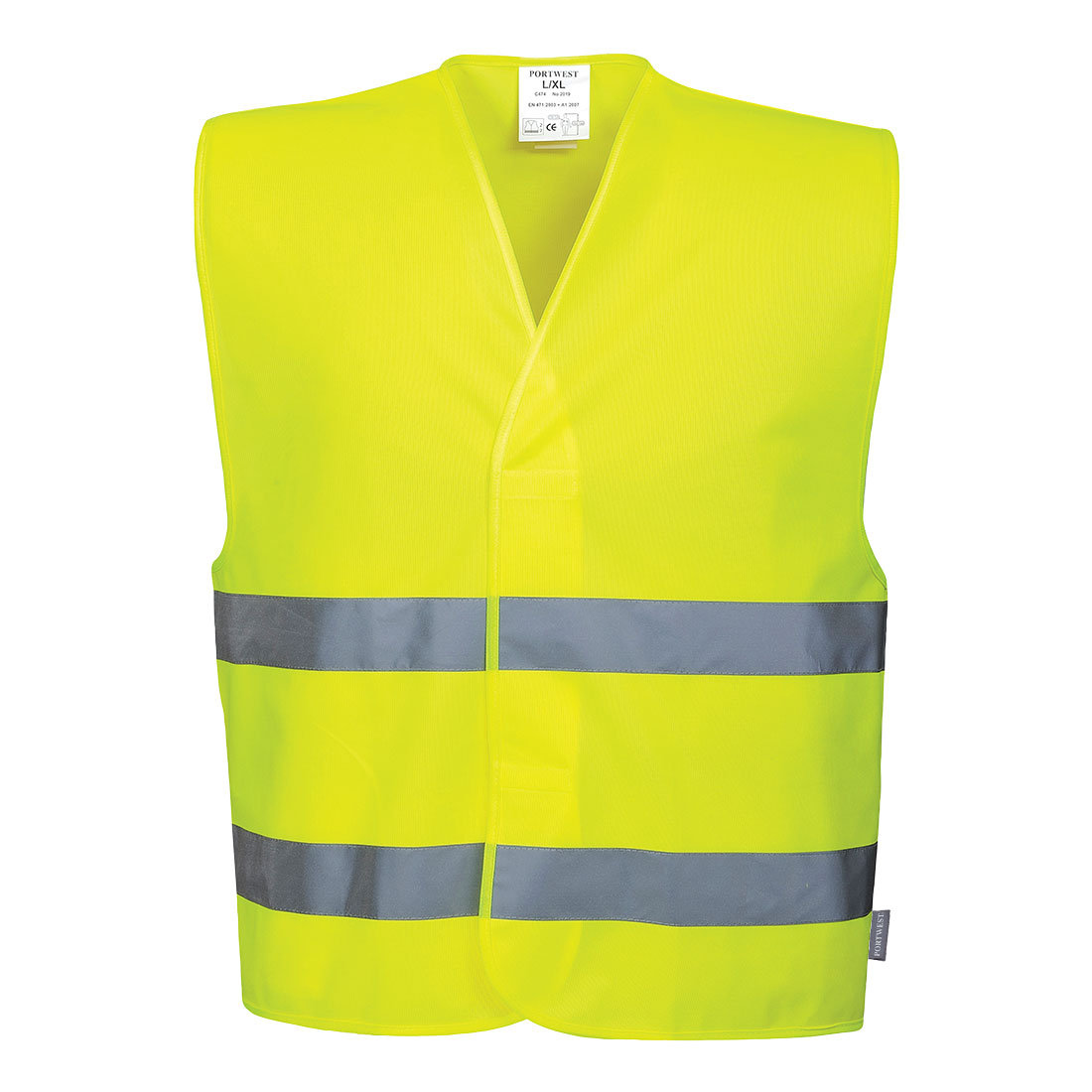 Portwest portwest unisex Hi-VIS Safety kamizelka z 2 wstążek -  L/XL żółty