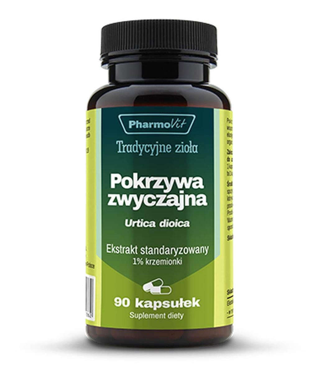 Pharmovit Pokrzywa Zwyczajna 90 Kaps 1% Krzemionka