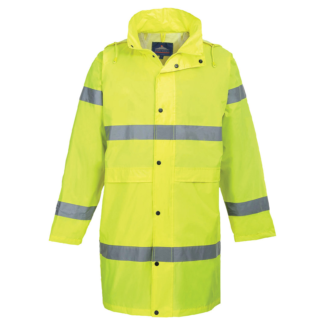 Portwest Płaszcz Hi-Vis 100 cm, rozmiar: M, kolor: żółty, H442YERM