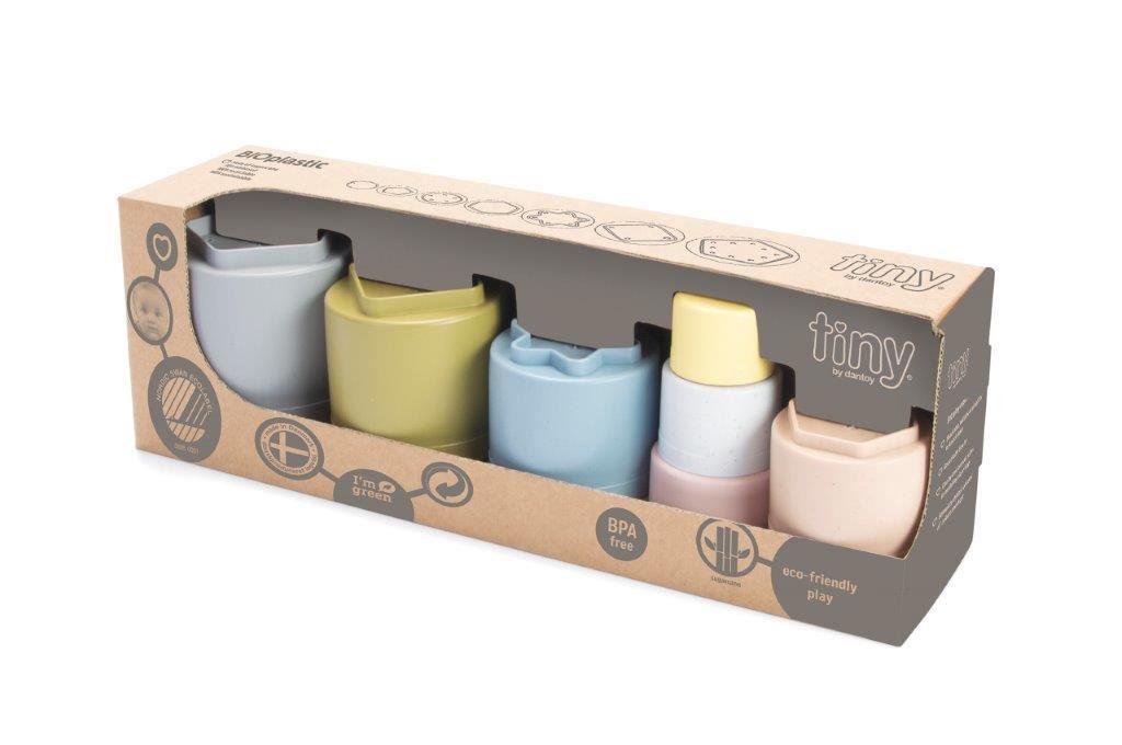 BIOplastik Wieża Z Kubków Piramida Dantoy 7 el.