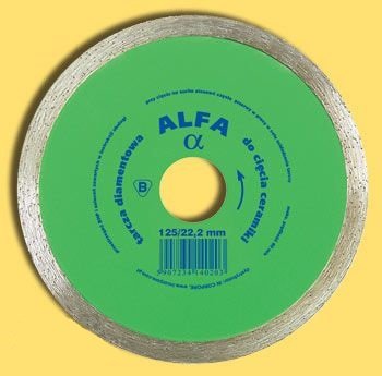 NoName Tarcza diamentowa do glazury 230x25,4mm ALFA 14045 14045