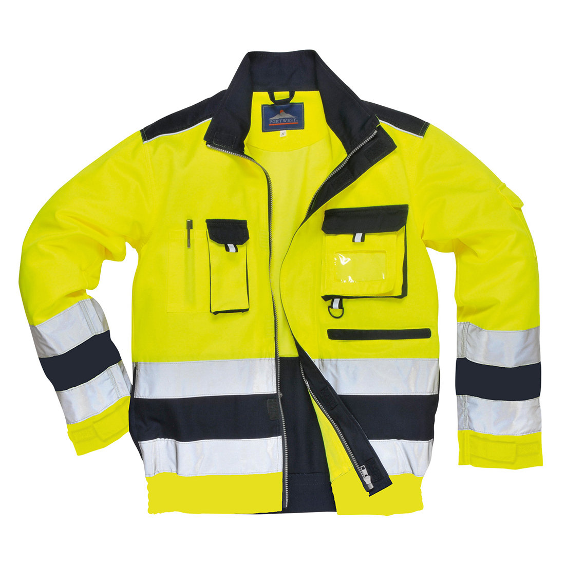 Bluza ostrzegawcza Lille Żółty Granatowy 2XL