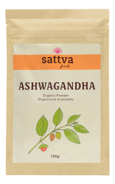 Organiczna Ashwagandha w proszku, 100 g