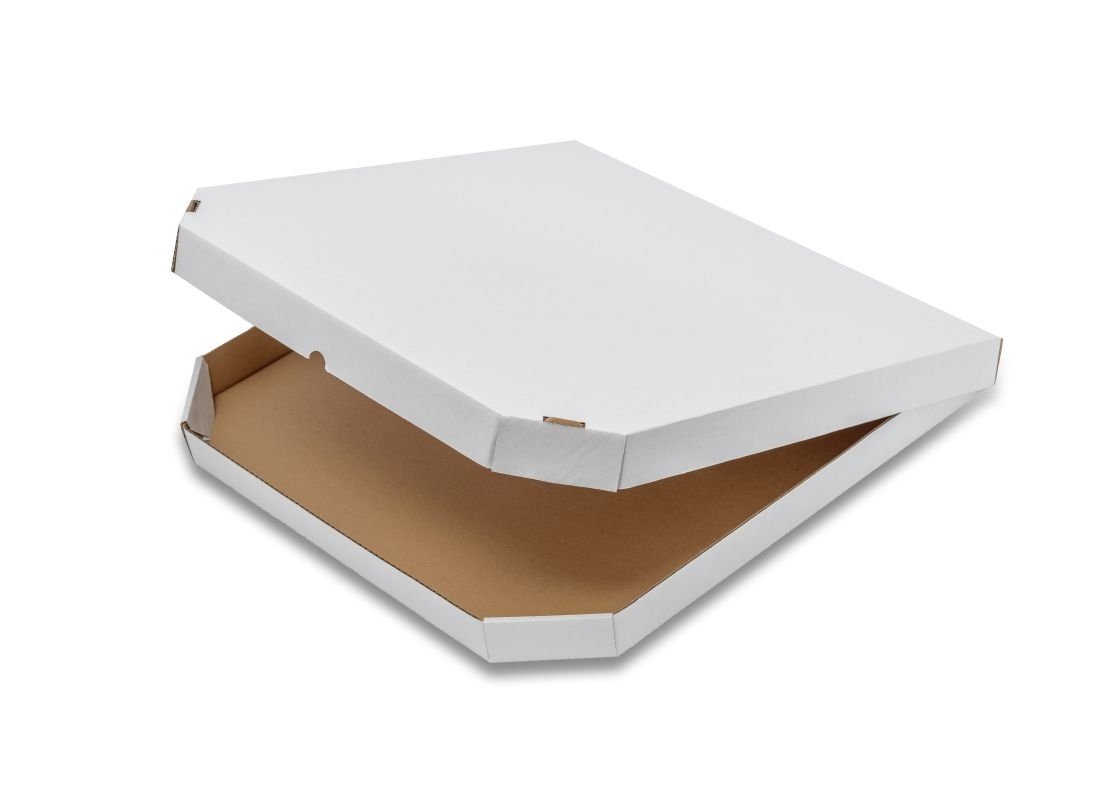 Karton fasonowy na pizzę 500x500x40mm białe