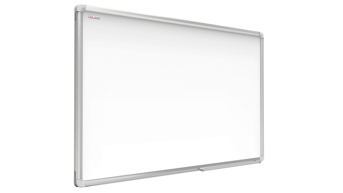 Allboards Tablica suchościeralna magnetyczna biała (rama aluminiowa EXPO) 220x120 cm EX2212