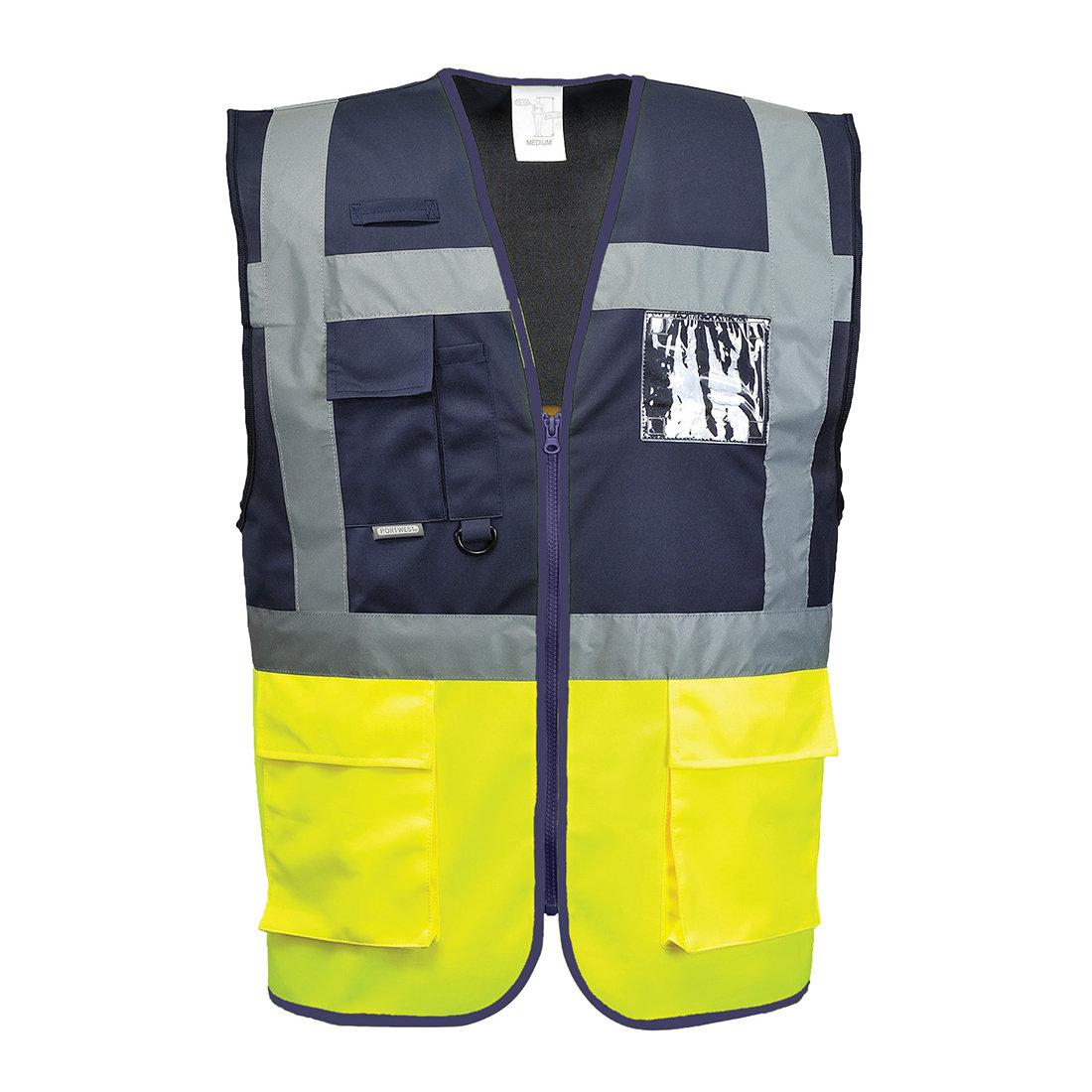 Kamizelka Executive Paris PORTWEST Żółty Granat XL