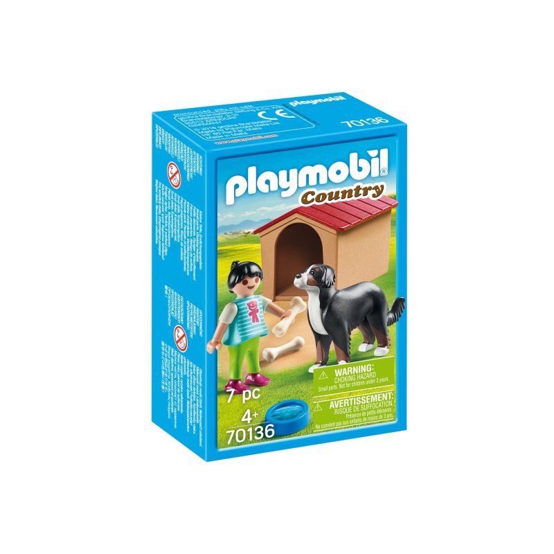 Playmobil Country Pies z budą 70136