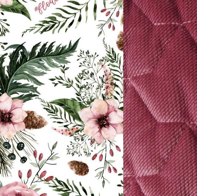 La Millou : Poduszka ANGEL'S WINGS WILD BLOSSOM MULBERRY