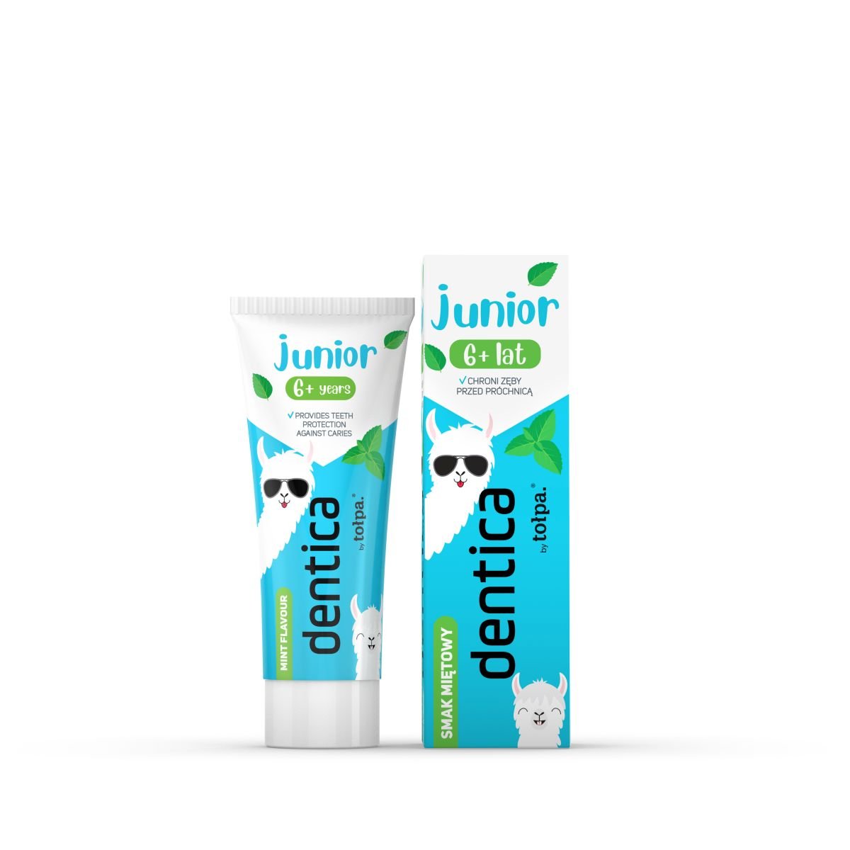 Tołpa TORF CORPORATION Dentica by Junior pasta do zębów dla dzieci 6+ o smaku miętowym 50 ml