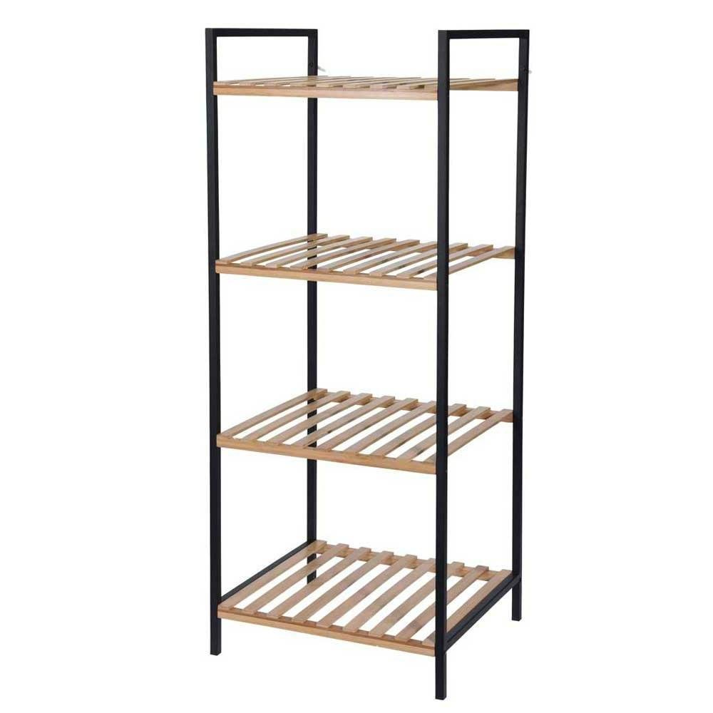 FENIKS Bathroom Solutions Regał łazienkowy 4-poziomowy szafka bambus 810215